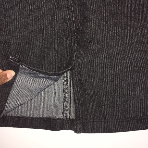 Black Denim Skirt - Picture 5 of 8